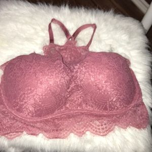 Victoria secret PINK burgundy lace bralette